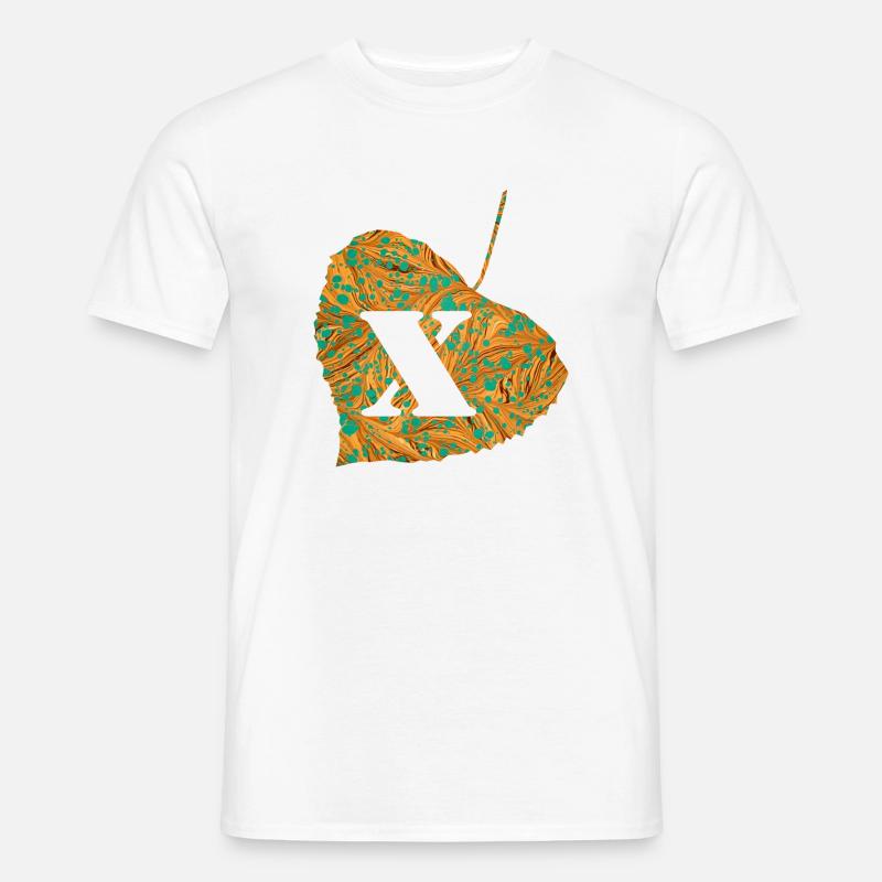Feuille E 95 x - T-shirt homme - blanc