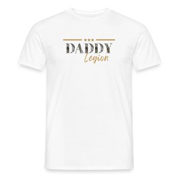 Daddy Legion - Männer T-Shirt - Weiß - Vorne - AI Model Male 178 dark (178cm)
