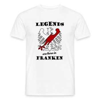 The heroes from Franconia - Men's T-Shirt - white - Front - AI Model Male 178 dark (178cm)