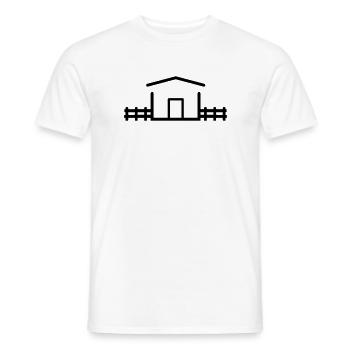 Haus Garten - Männer T-Shirt - Weiß - Vorne - AI Model Male 178 dark (178cm)
