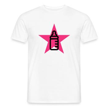 Nursery Nurse Kinderpflegerin Puéricultrice Baby - Men's T-Shirt - white - Front - AI Model Male 178 dark (178cm)