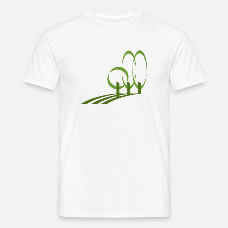 Bäume - Männer T-Shirt - Weiß