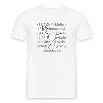 Bigbird - oiseaux - chimie - T-shirt homme - blanc - Devant - AI Model Male 178 dark (178cm)