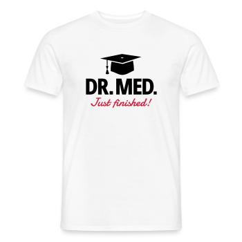 Docteur mortier - T-shirt homme - blanc - Devant - AI Model Male 178 dark (178cm)