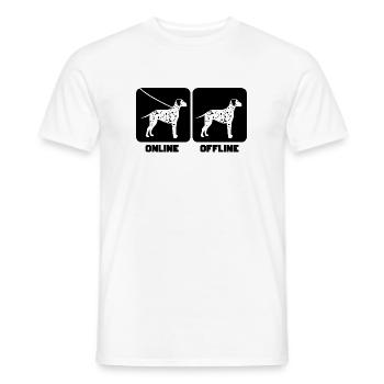 Dalmate - T-shirt homme - blanc - Devant - AI Model Male 178 dark (178cm)