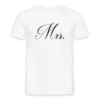 Mrs ! Miss ! Geschenk Sprüche - Männer T-Shirt - Weiß - Vorne - AI Model Male 178 dark (178cm)