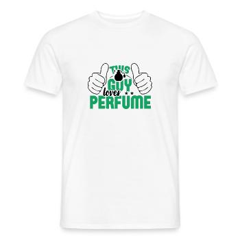 Parfüm Fragrance Perfüm Perfume Parfum Duft - Männer T-Shirt - Weiß - Vorne - AI Model Male 178 dark (178cm)