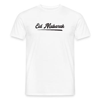 Eid Mubarak Kareem Fasten Islam Baba Ramadan - Männer T-Shirt - Weiß - Vorne - AI Model Male 178 dark (178cm)