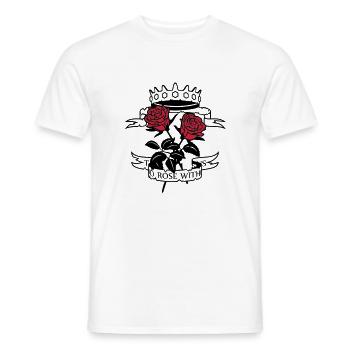 There is no rose.. - Männer T-Shirt - Weiß - Vorne - AI Model Male 178 dark (178cm)