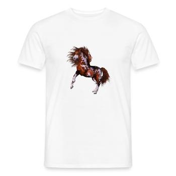Native Horse - Männer T-Shirt - Weiß - Vorne - AI Model Male 178 dark (178cm)