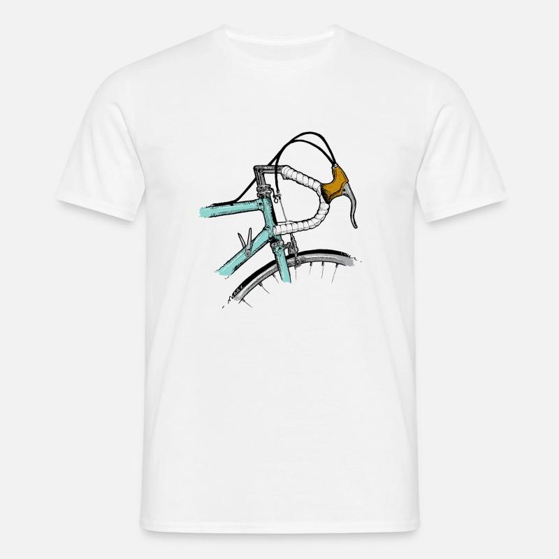 BIANCHI SKETCH - Men's T-Shirt - white