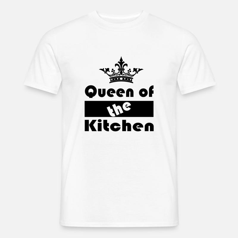 Kochen backen Kitchen - Männer T-Shirt - Weiß