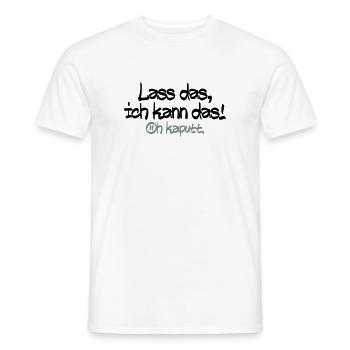 Lass mich ich kann das oh kaputt - Männer T-Shirt - Weiß - Vorne - AI Model Male 178 dark (178cm)