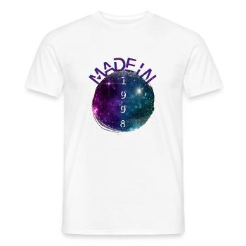 Made in 1998 - Männer T-Shirt - Weiß - Vorne - AI Model Male 178 dark (178cm)