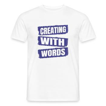 fun birthday present idea fostering creativity - Männer T-Shirt - Weiß - Vorne - AI Model Male 178 dark (178cm)
