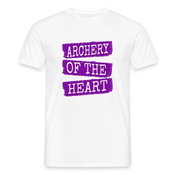 archery gift archery practice awesome true love - Männer T-Shirt - Weiß - Vorne - AI Model Male 178 dark (178cm)