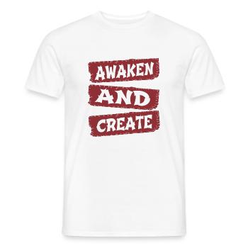 blagues cadeau cadeau d’anniversaire - T-shirt homme - blanc - Devant - AI Model Male 178 dark (178cm)