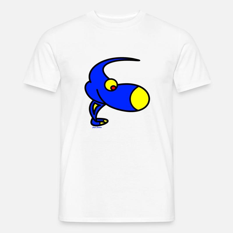 funny dwarf - Männer T-Shirt - Weiß