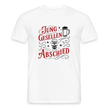 Junggesellenabschied Party Bier - Männer T-Shirt - Weiß - Vorne - AI Model Male 178 dark (178cm)