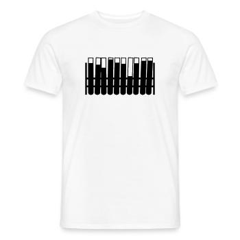 reagenzgläser - Männer T-Shirt - Weiß - Vorne - AI Model Male 178 dark (178cm)
