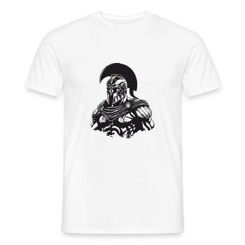 Spartan Gym Gladiateur Muscles Musculation - T-shirt homme - blanc - Devant - AI Model Male 178 dark (178cm)