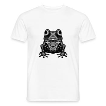Frosch Portrait - Männer T-Shirt - Weiß - Vorne - AI Model Male 178 dark (178cm)