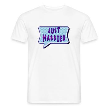 SAINT VALENTINE. bachelorette party. I LOVE YOU. I LOVE YOU. LOVE - Men's T-Shirt - white - Front - AI Model Male 178 dark (178cm)