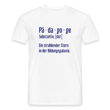 Pädagoge Pädagogen Schule Lehrer Unterricht - Männer T-Shirt - Weiß - Vorne - AI Model Male 178 dark (178cm)