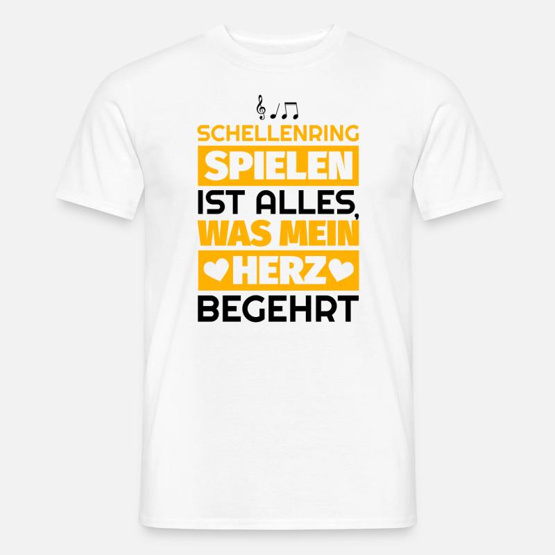 Schellenring Geschenke - Männer T-Shirt - Weiß