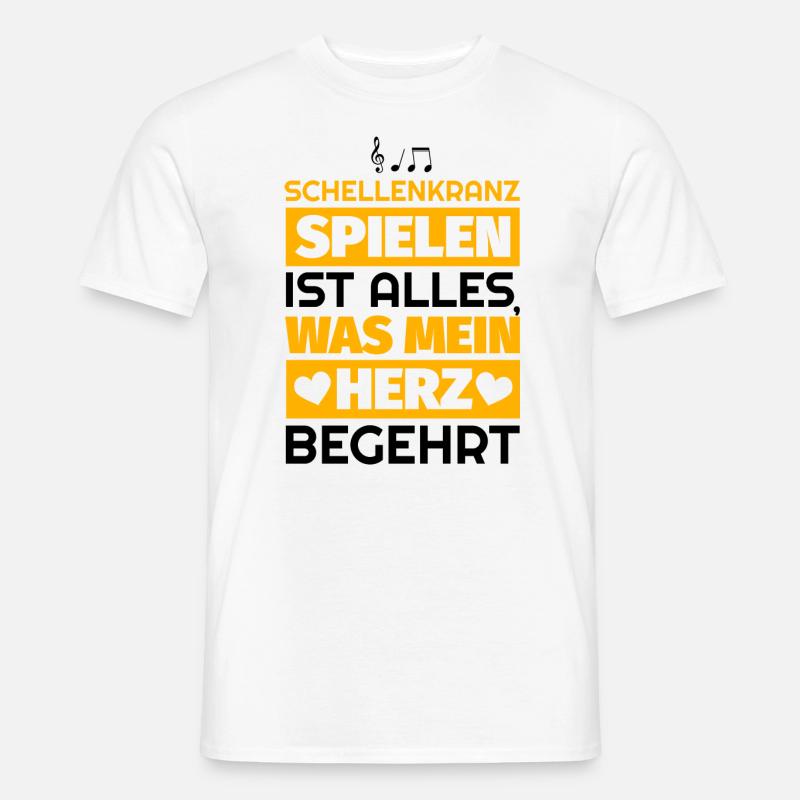 Schellenkranz Geschenke - Männer T-Shirt - Weiß