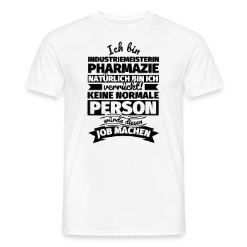 Industriemeisterin Pharmazie Geschenke - Männer T-Shirt - Weiß - Vorne - AI Model Male 178 dark (178cm)