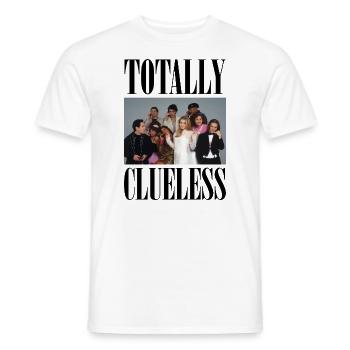 Clueless Crew Totally Clueless - Men's T-Shirt - white - Front - AI Model Male 178 dark (178cm)