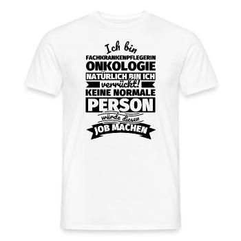 Fachkrankenpflegerin Onkologie Geschenke - Männer T-Shirt - Weiß - Vorne - AI Model Male 178 dark (178cm)