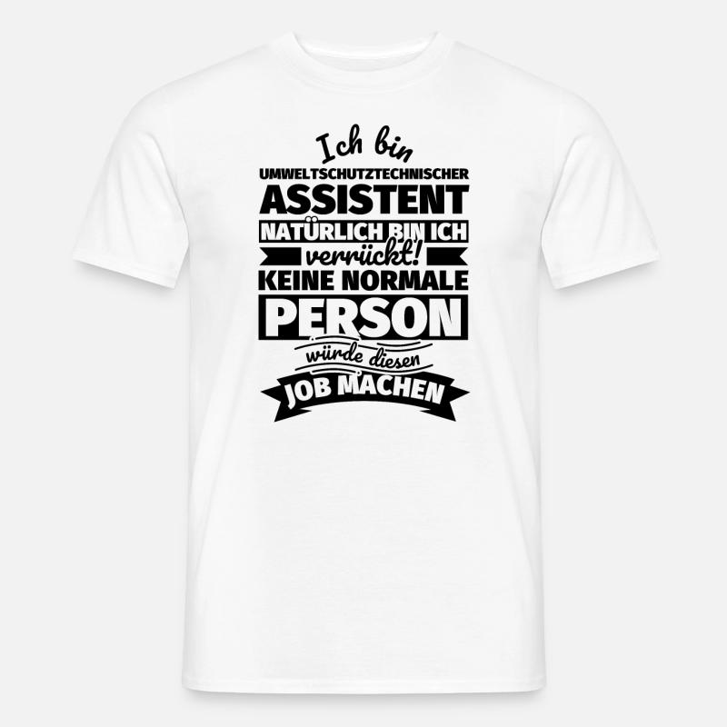 Umweltschutztechnischer Assistent Geschenke - Männer T-Shirt - Weiß