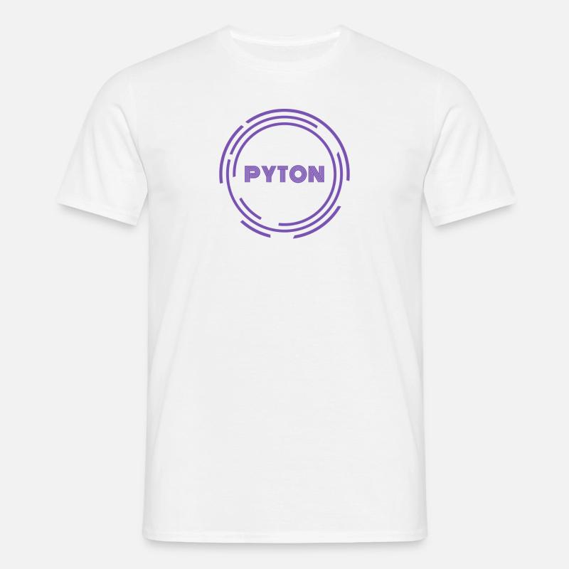 Python - Men's T-Shirt - white