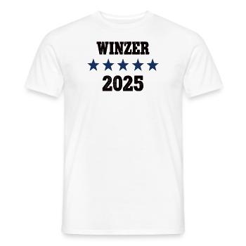 Winzer 2025 Beruf Winzerei Lehre Lehrling Weingut - Männer T-Shirt - Weiß - Vorne - AI Model Male 178 dark (178cm)