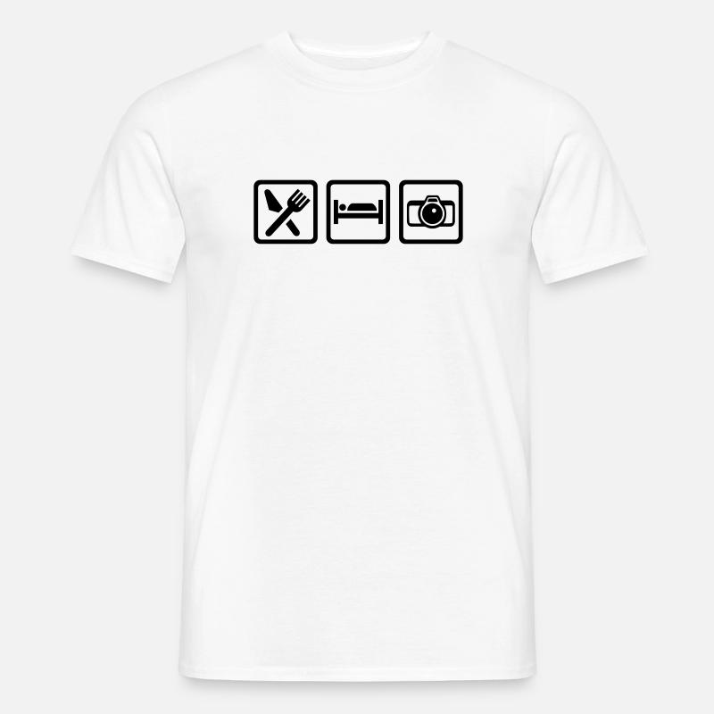 Fotograf - Männer T-Shirt - Weiß