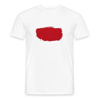 Splashes of Color Blobs splashes of paint Painter Gift - Men's T-Shirt - white - Front - AI Model Male 178 dark (178cm)