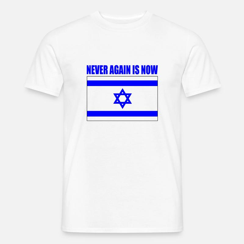 Never again is now - Männer T-Shirt - Weiß