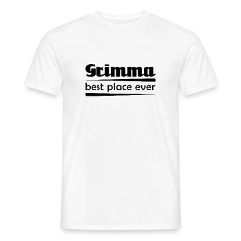 Grimma - Stadt best place ever - Männer T-Shirt - Weiß - Vorne - AI Model Male 178 dark (178cm)