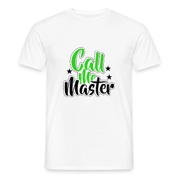 Diplôme de Master Diplôme Université - T-shirt homme - blanc - Devant - AI Model Male 178 dark (178cm)