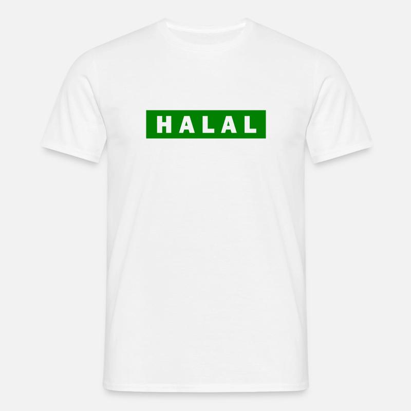 Halal - Männer T-Shirt - Weiß