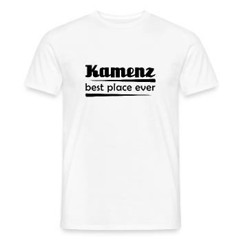 Kamenz - Stadt best place ever - Männer T-Shirt - Weiß - Vorne - AI Model Male 178 dark (178cm)