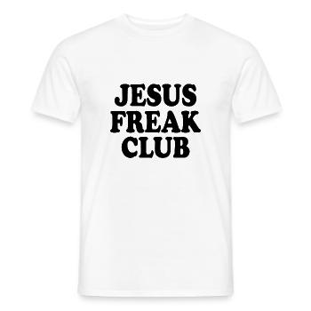 Jesus freak club - Männer T-Shirt - Weiß - Vorne - AI Model Male 178 dark (178cm)