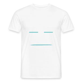 Vegan Crew - Men's T-Shirt - white - Front - AI Model Male 178 dark (178cm)