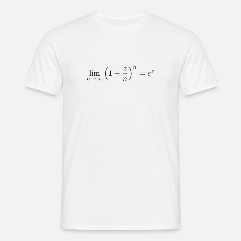 Grenzwert e - Männer T-Shirt - Weiß