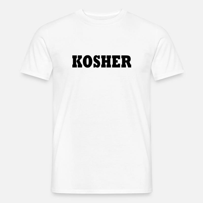 Kosher - Männer T-Shirt - Weiß