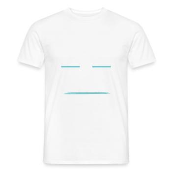 Skater Crew - Männer T-Shirt - Weiß - Vorne - AI Model Male 178 dark (178cm)