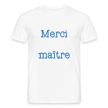 THANK YOU. ANNIVERSARY. BIRTH. RETIREMENT. THANK YOU - Men's T-Shirt - white - Front - AI Model Male 178 dark (178cm)