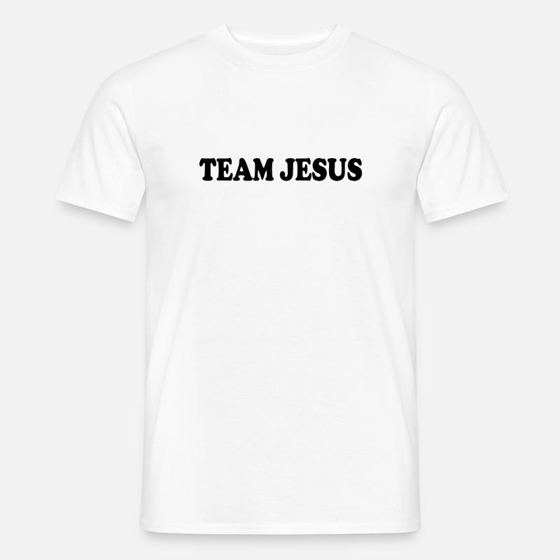 Team jesus - Männer T-Shirt - Weiß